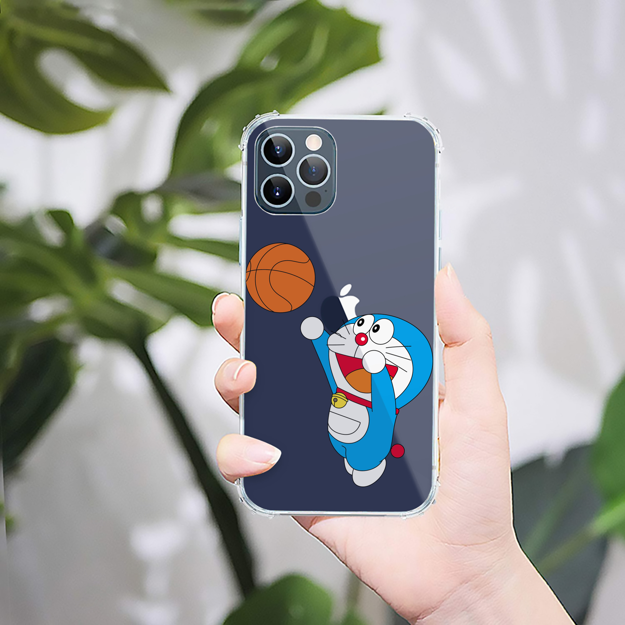 （画像用） ドラえもん Doraemon 【iPhone 12シリーズ対応】透明スマホケース（クリアソフトケース）